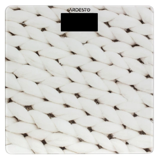 Весы напольные Ardesto SCB-965KNIT 150 кг белые Киев - изображение 1