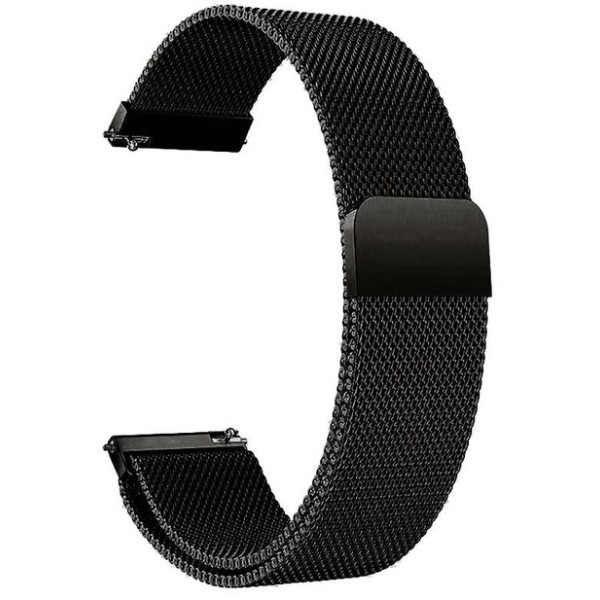 Ремінець Milanese Loop 20 mm Універсальний Black (Код товару:42525) Харків - зображення 1