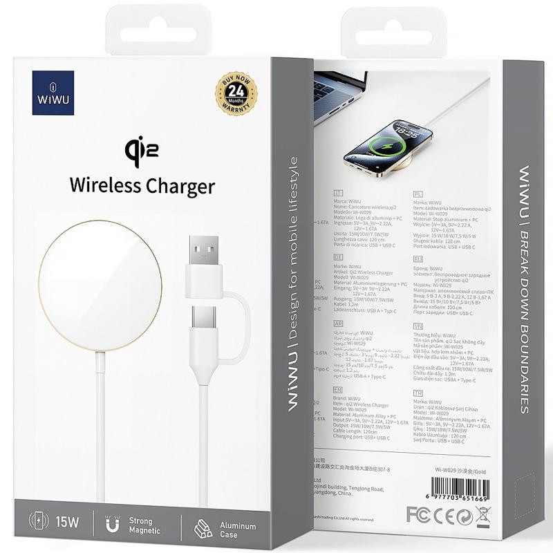 БЗУ WIWU Wi-W029 MagCircle Qi2 15W Херсон - зображення 5