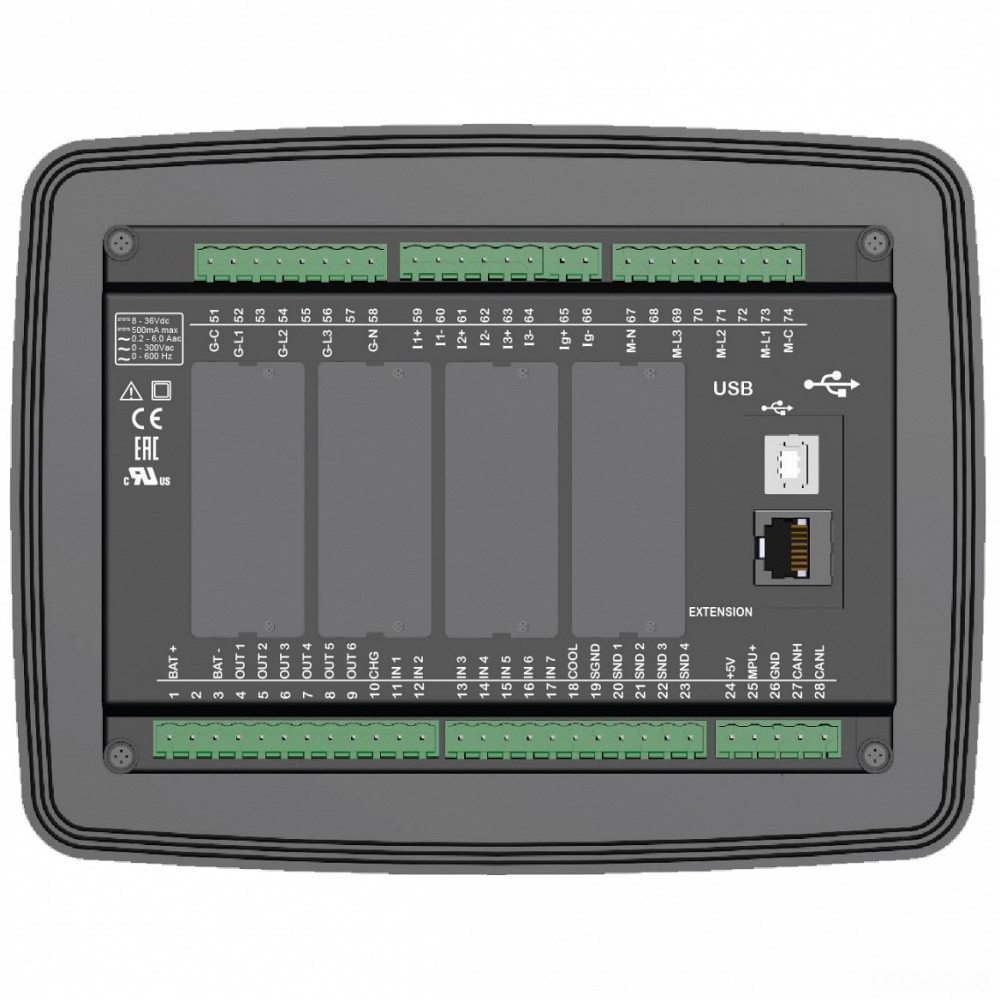 DATAKOM D-500-MK2 Багатофункціональний контролер генератора/двигуна/АВР Київ - зображення 2