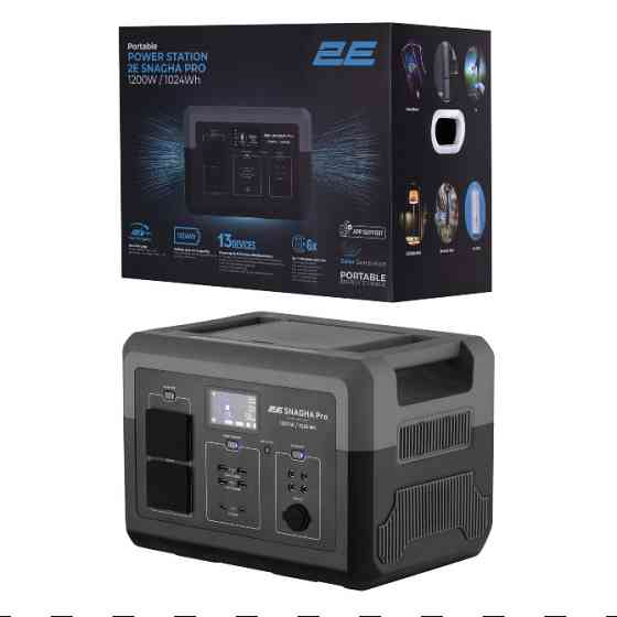Зарядна станція 2Е Snagha PRO, 1200 Вт, LiFePo4, швидка зарядка Київ