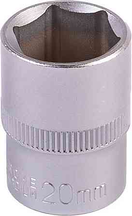 Головка торцевая 6-гранная MASTERTOOL ½" 20 мм L 40 мм CrV 78-0020 Харків