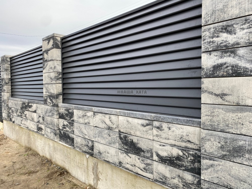 Яготин Київська.Купити популярний паркан Жалюзі,ціна.Паркан Жалюзі під ключ.Монтаж,установка Яготин - зображення 1