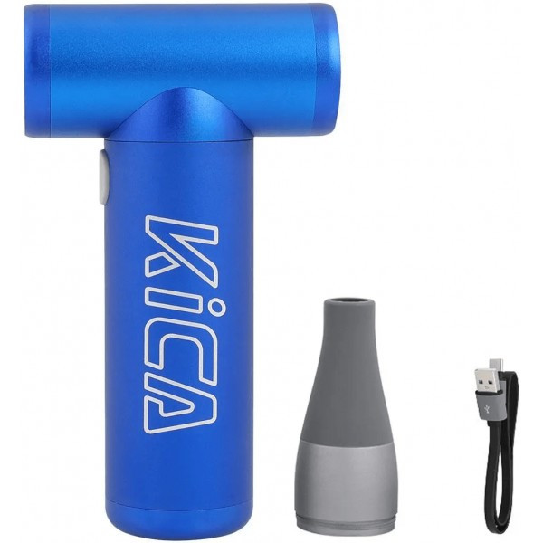 Портативная воздуходувка KICA Jetfan для очистки клавиатуры, компьютера или авто Type-C Blue (Код то Харьков - изображение 8