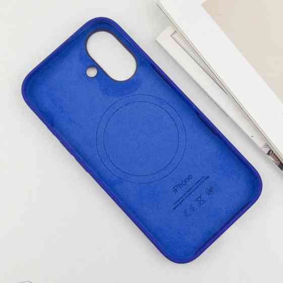 Чехол Silicone case (AAA) with Magsafe and Animation (button) для Apple iPhone 16 Plus (6.7") Херсон