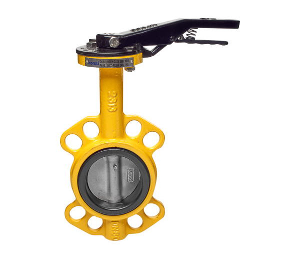 Затвор Батерфляй для газу Borati  Ду 80 Київ - зображення 1