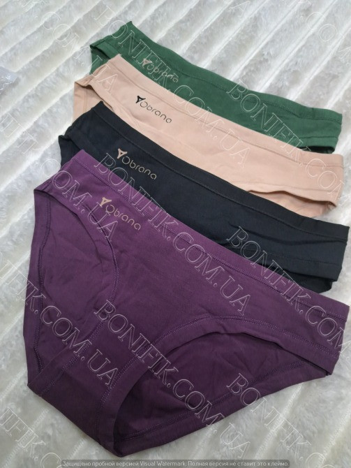 Женские трусы-слип в ассорти цветов ТМ "Obrana" (арт. 200-30/1) Кривой Рог - изображение 6