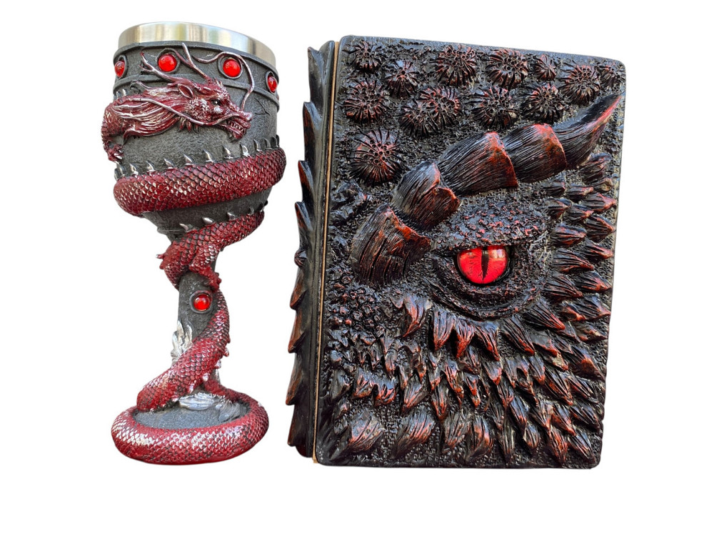 Подарочный набор Бокал 3 Танккорд и Блокнот 3 «Око Пламинного Дракона» Киев - изображение 1