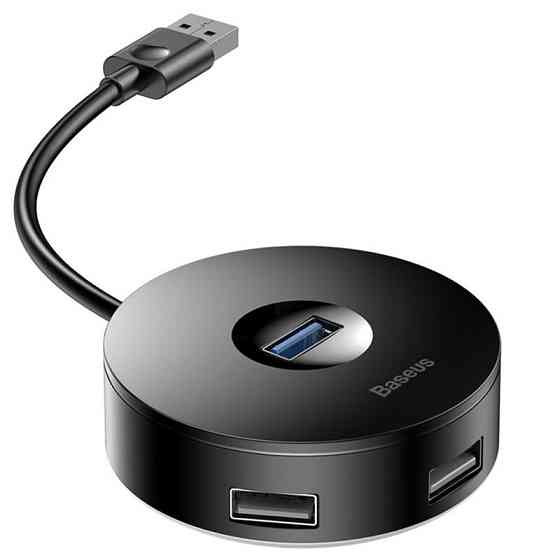 Переходник HUB Baseus Round Box USB to USB 3.0 + 3USB 2.0 (CAHUB-F) Херсон
