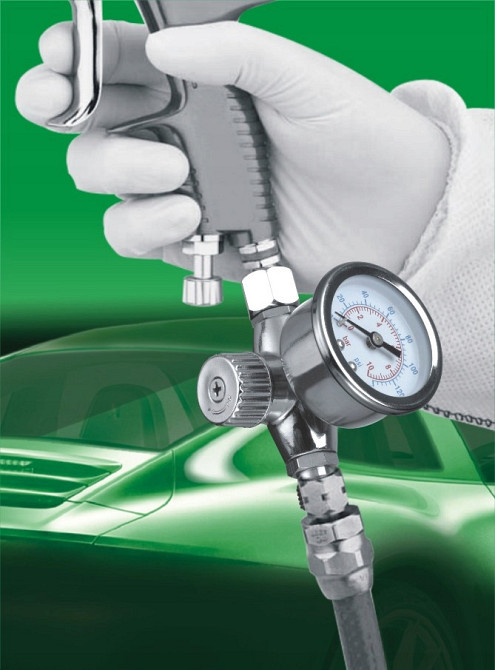 Регулятор давления с манометром для краскопульта ITALCO FR5 Харків - зображення 7