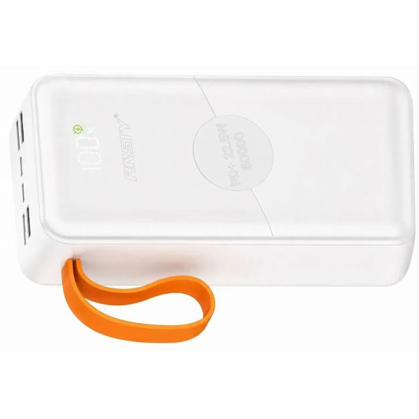 Power Bank Ansty AP-089 22.5W PD20W 50000mAh White Харків - зображення 2