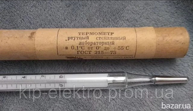 Термометр лабораторный ртутный ТЛ, ТЛ-1, ТЛ-2, ТЛ-3, ТЛ-4, ТЛ-5, ТЛ-6, ТЛ-7, ТЛ-7А, ТЛ-50 (КШ 14/23) Київ - зображення 1