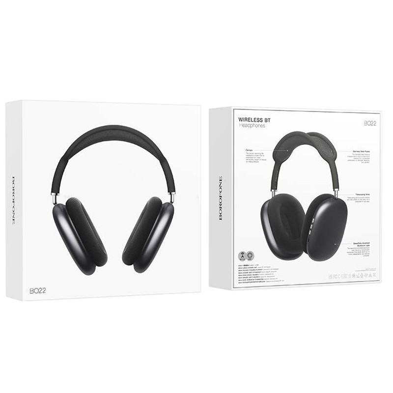 Накладные беспроводные наушники Borofone BO22 Elegant Херсон - зображення 4