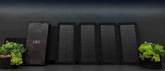 Сонячний powerbank HEKO Solar Pulse 10000 mAh | Для походів та дому Черновцы