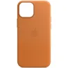 Кожаный чехол Leather Case (AAA) with MagSafe and Animation для Apple iPhone 14 (6.1") Херсон