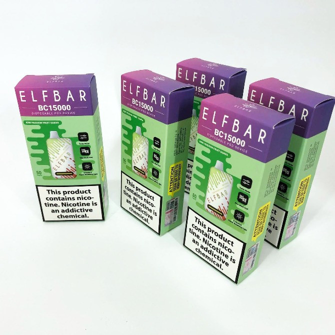 Е-сигарета ELF BAR 5% 15000 тяг, Ківі Маракуя Гуава Київ - зображення 3
