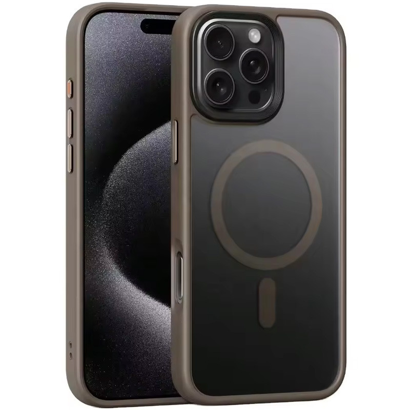 TPU+PC чехол Metal Buttons with Magnetic Fit для Apple iPhone 16 Pro (6.3") Херсон - зображення 1
