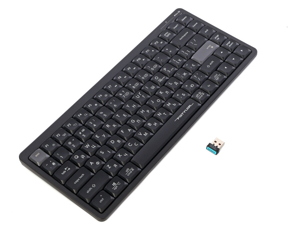 Клавиатура беспроводная A4Tech Fstyler FBX53C(Black) черная Київ - зображення 4