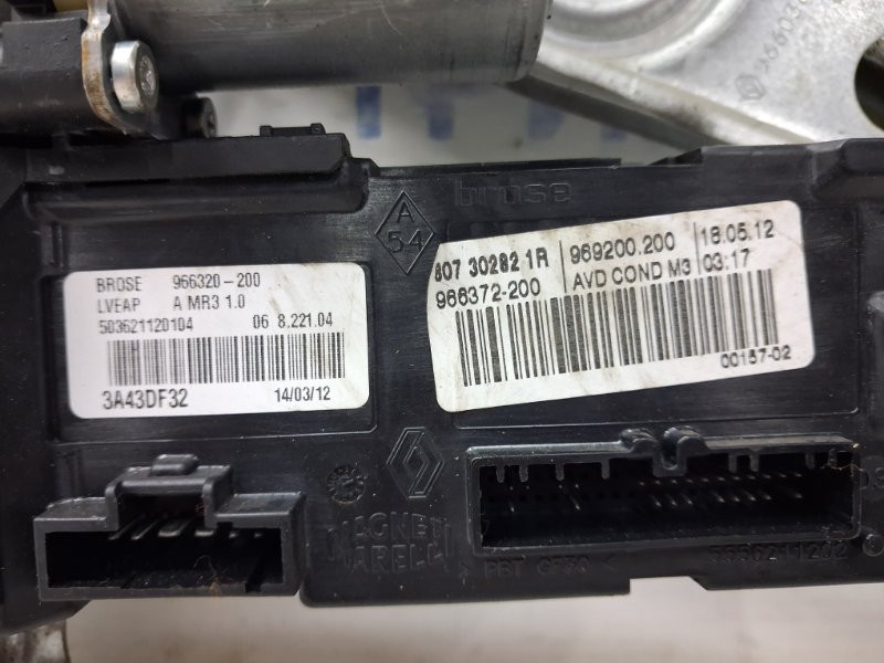 Стеклоподъемник передний правый Renault Megane 2008-2016 807200013R (Арт. 63961) Киев - изображение 4