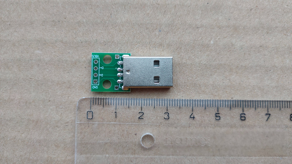 Разъем USB типа Б (папа) на плате Борисполь - изображение 5