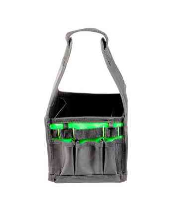 Сумка для инструментов открытая MASTERTOOL 160х170х310 мм 8 карманов усиленное дно 1680 DEN 79-1930 Харків