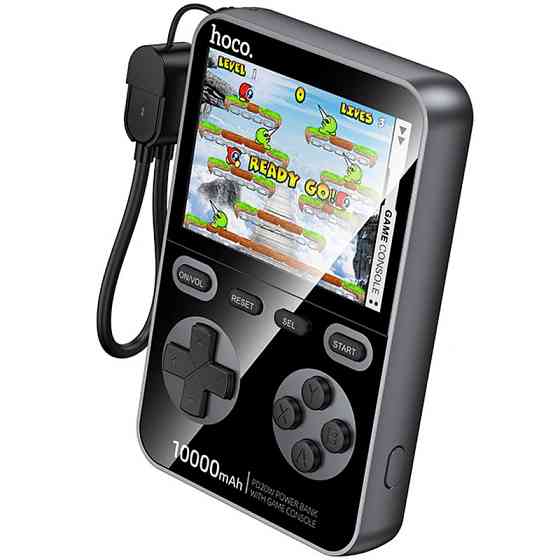 Портативное ЗУ Power Bank Hoco Q47 Shine PD20W with cable + Game Console 10000 mAh Херсон
