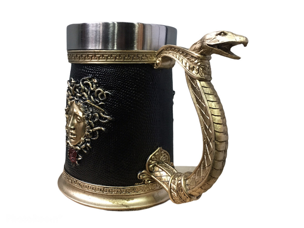 Кружка Чашка Бокал Викинг Воин таинство 3 Молот Тора Нержавеющая Сталь (код 00510) Киев - изображение 1