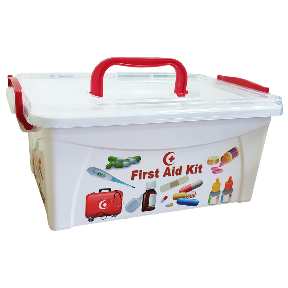 Контейнер для аптечки белый с прозрачной крышкой Київ - зображення 1