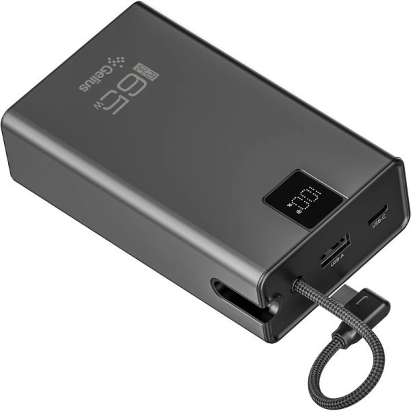 Power Bank Gelius Veyron GP-PB312 20000mAh 65W(QC/PD) Black Харків - зображення 3