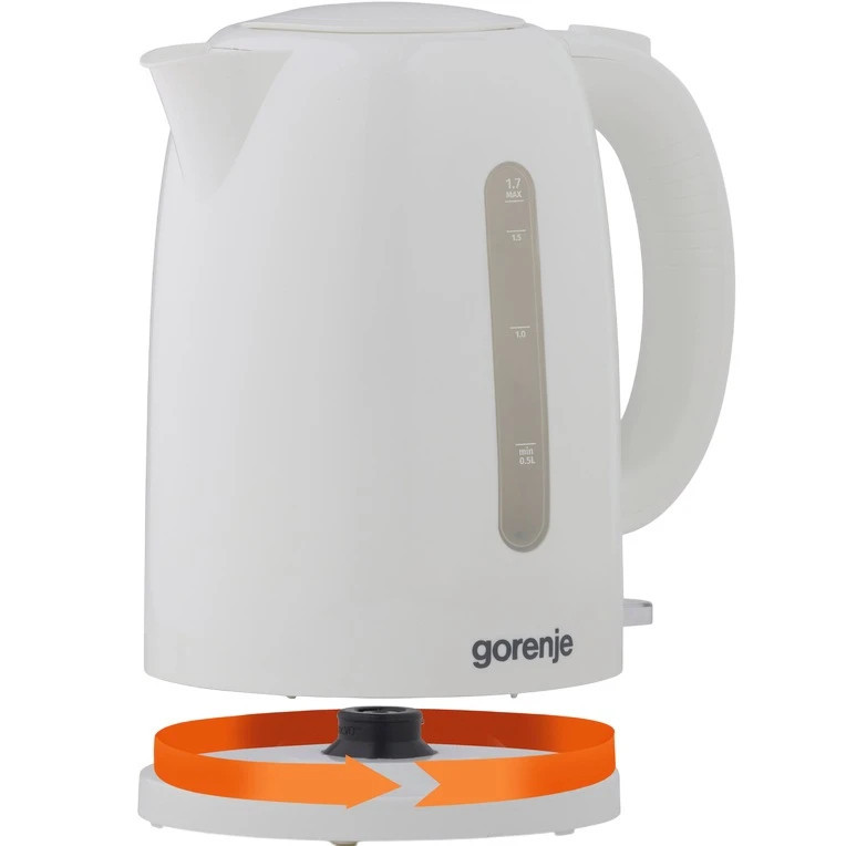 Электрочайник Gorenje K17W 1.7 л белый Київ - зображення 2