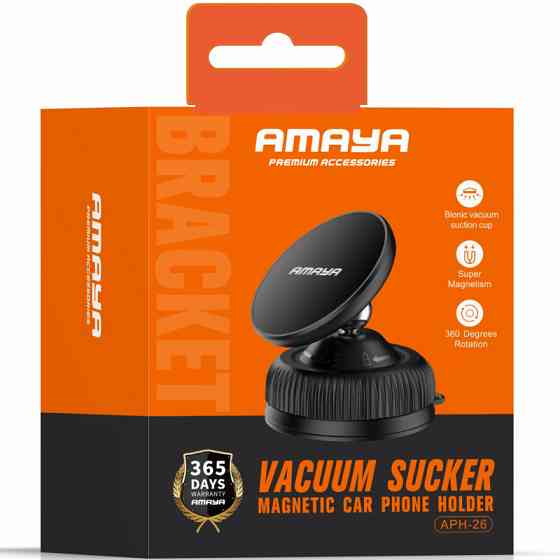 Уценка Автодержатель Amaya APH-26 Vacuum Suction Magnetic Херсон