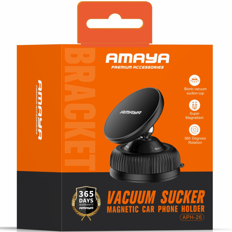 Уценка Автодержатель Amaya APH-26 Vacuum Suction Magnetic Херсон - зображення 2