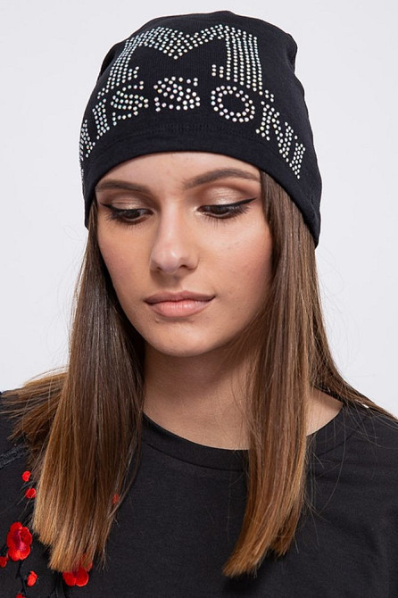 молодіжна шапка зі стразами "ager" Киев - изображение 1