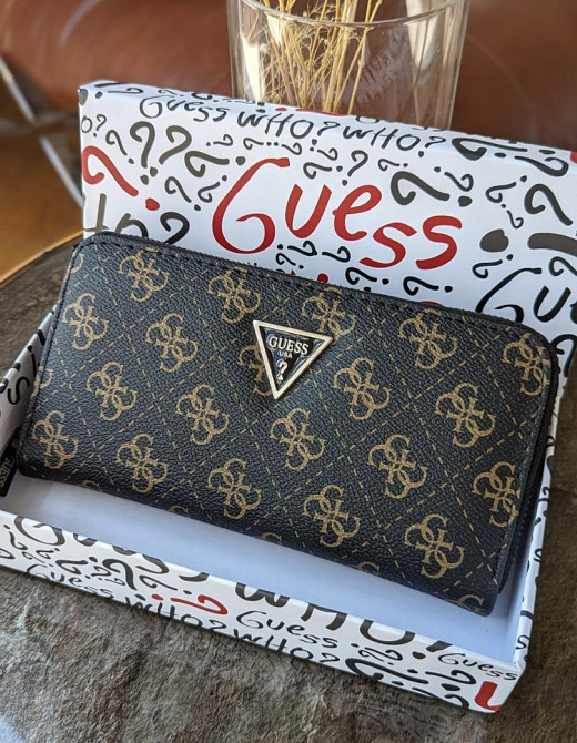 Брендові гаманці жіночі Модні жіночі гаманці Guess великий AN63 Киев - изображение 1
