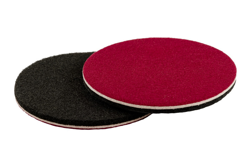 Круг полировочный MASTERTOOL на липучке из синтетического войлока влагостойкий 6 мм Ø 125 мм набор 5 Харьков - изображение 3