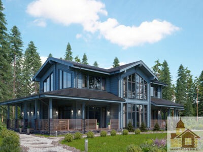 Купити зруб дерев’яного готелю від Закарпат Зруб-Буд Одесса - изображение 4