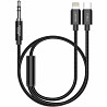 Аудио кабель Aux Amaya AUX-04 (Type-C/Lightning to AUX 3.5mm) (1.2m) Херсон
