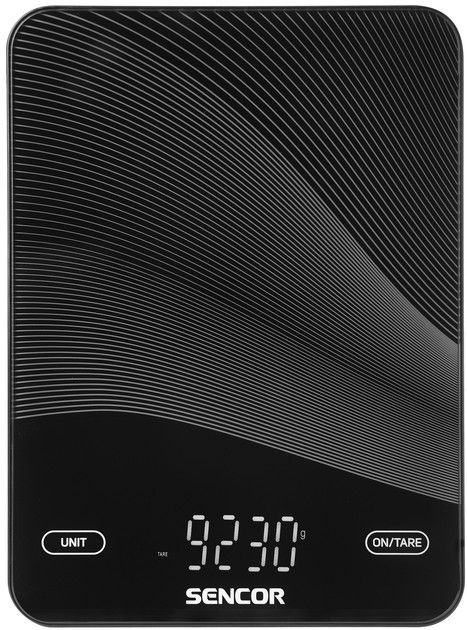 Весы кухонные Sencor SKS7700BK 10 кг черные Київ - зображення 1