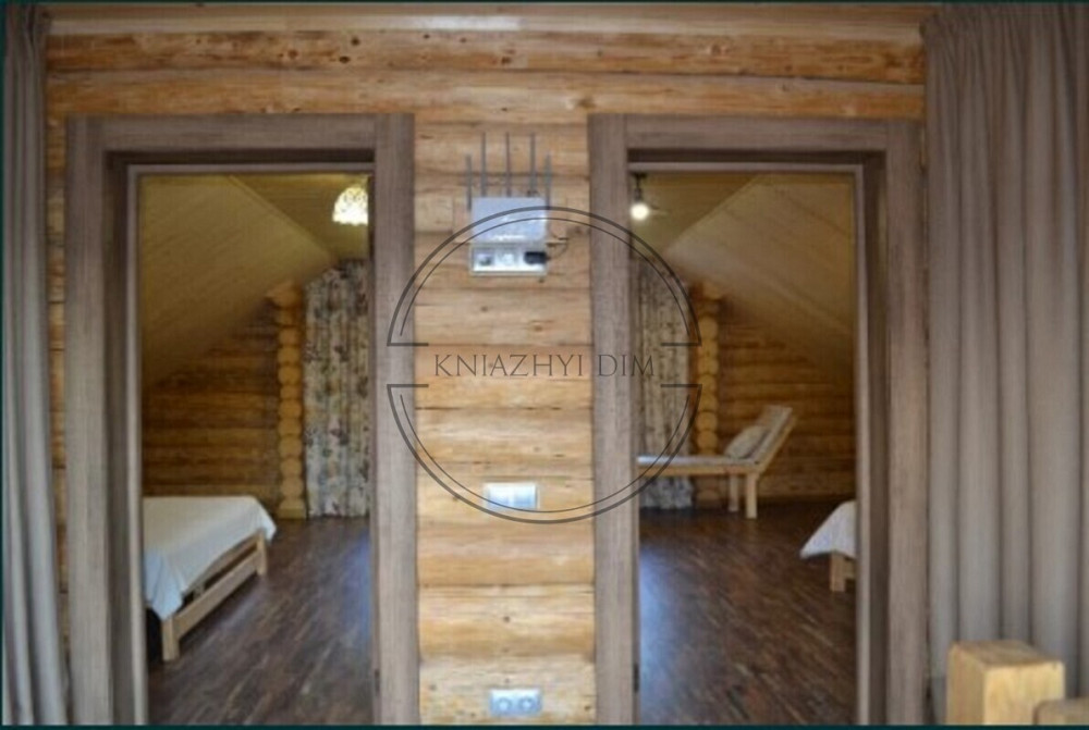 Новый Эко-дом со смереки у Десны, с бассейном + сауна (чан) КГ Гавань. № 139000 Київ - зображення 10