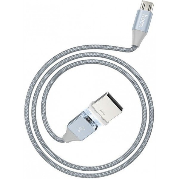 Кабель Hoco U40B USB magnetic to Micro Gray (Код товару:13241) Харьков - изображение 11