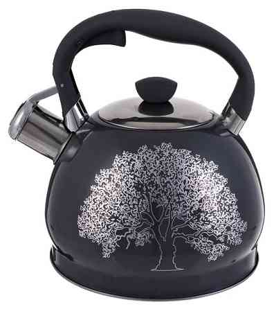 Чайник із свистком Edenberg Срібло 2 EB-1956-SBL 2 л чорний Киев