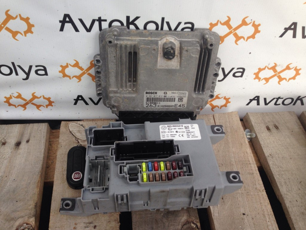 Блок управления двигателем Fiat Doblo 1.6 jtd 2010-2014 Euro 4 Ковель - изображение 1