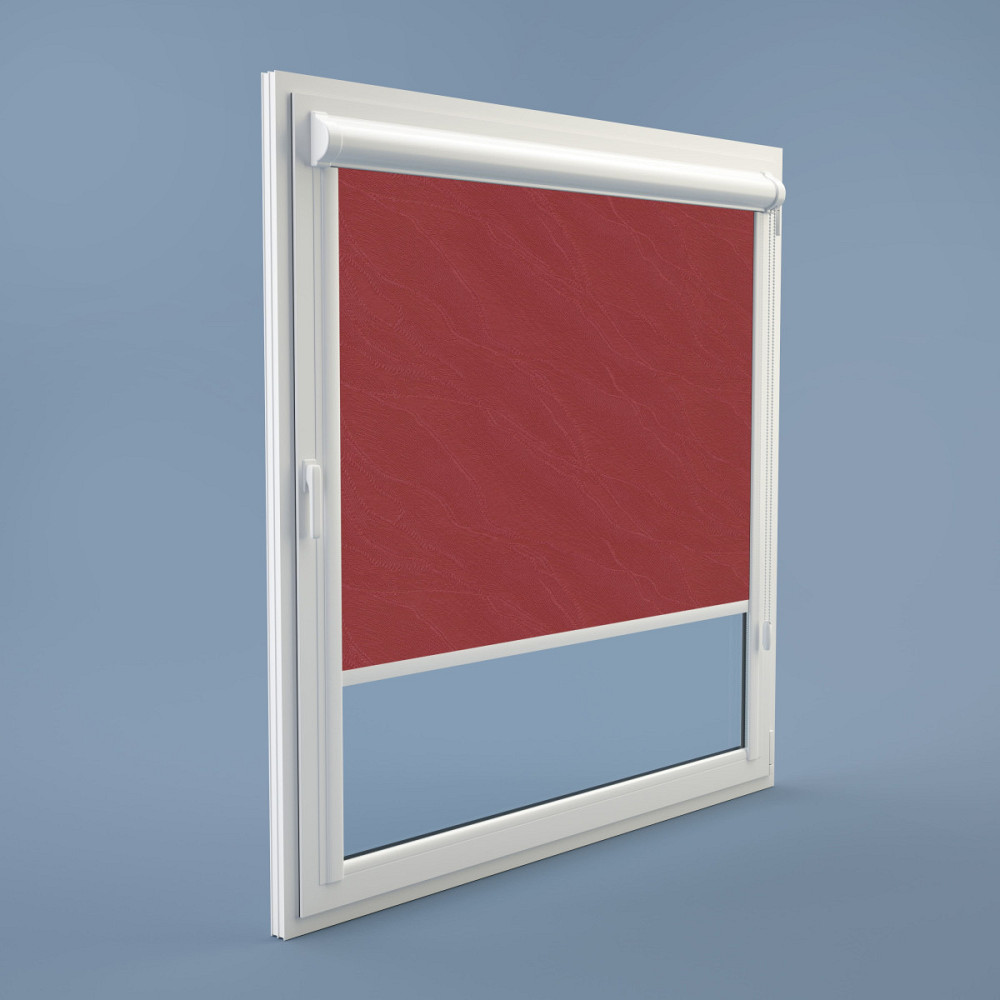 Рулонна штора Rolets Вода 2-889-525 52.5x170 см закритого типу Бордова Київ - зображення 1