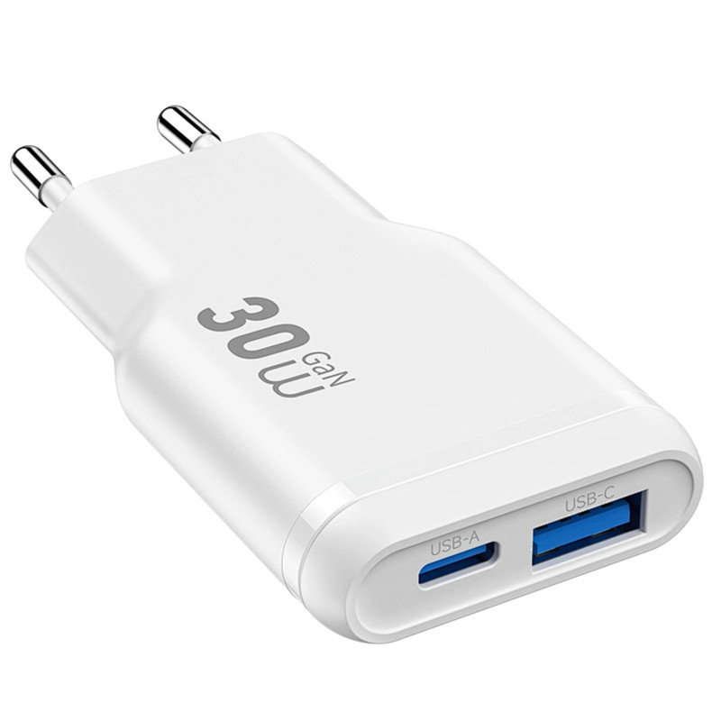 СЗУ WIWU G033 Essen PD30W+QC3.0 GaN (1USB-A/1C) Херсон - изображение 3