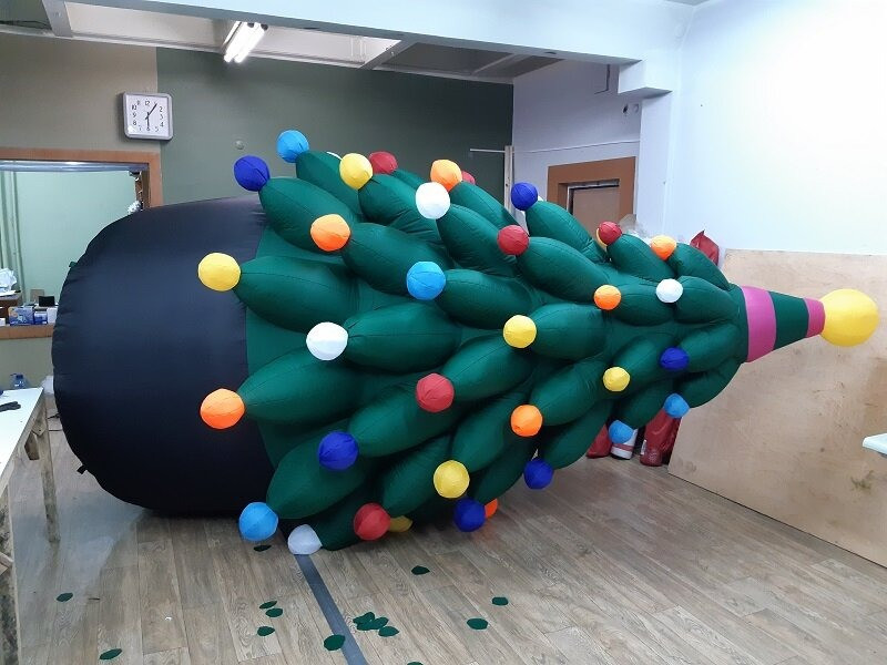 Надувное новогоднее украшение Надувная елка Київ - зображення 7