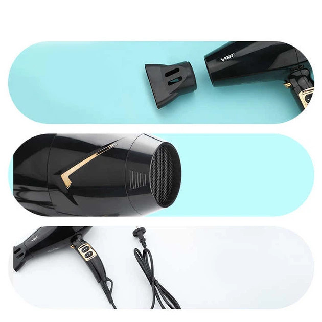 Фен VGR V-423 1800-2200 Вт черный Київ - зображення 5