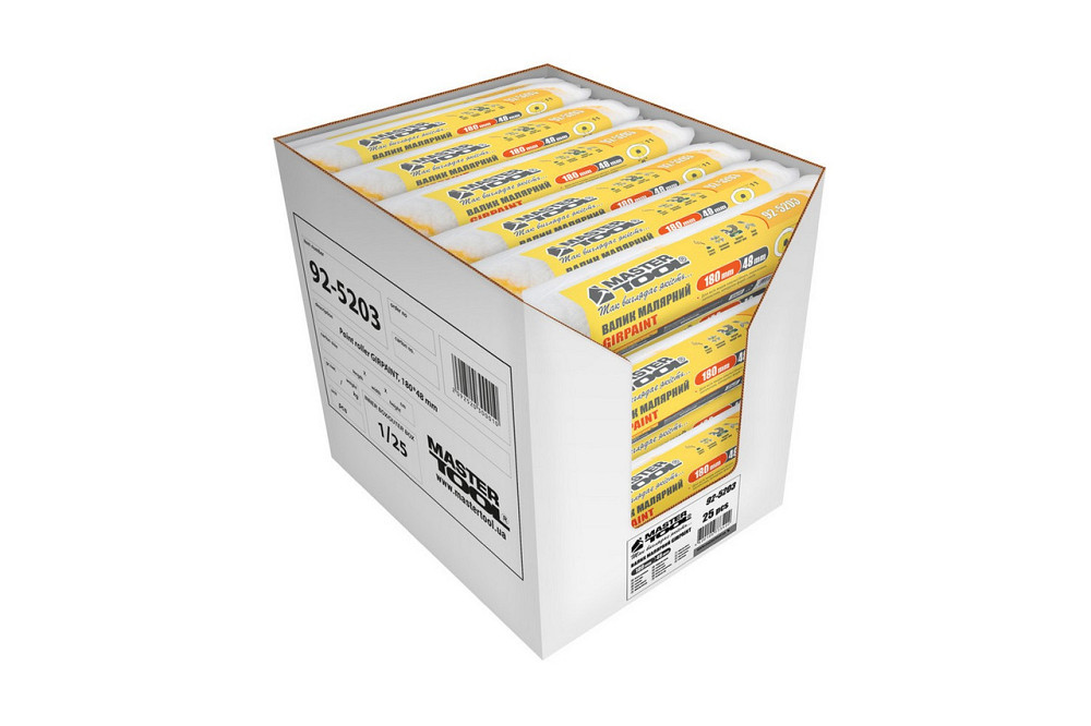 Валик малярный MASTERTOOL Girpaint 48/180/11 мм Ø 8 мм 92-5203_P Харьков - изображение 4