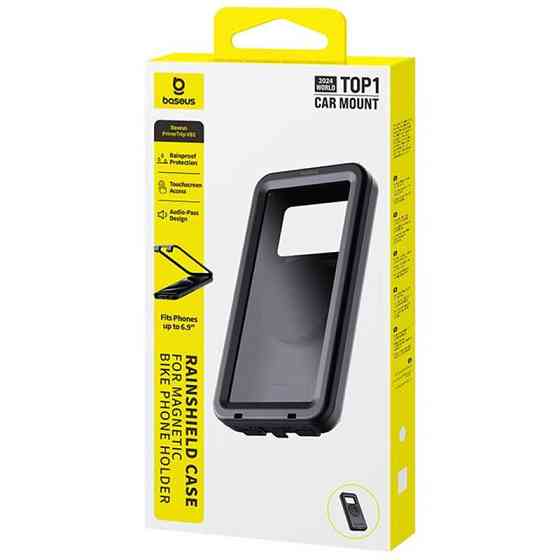 Вело- Мото- держатель Baseus PrimeTrip VB1 RainShield 6,9" (C0013D) Херсон
