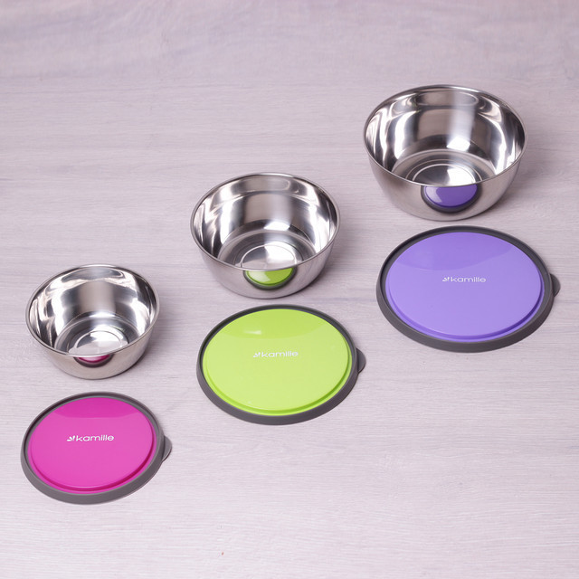 Набор емкостей для хранения продуктов Kamille 3 шт KM 2111 Одесса - изображение 4