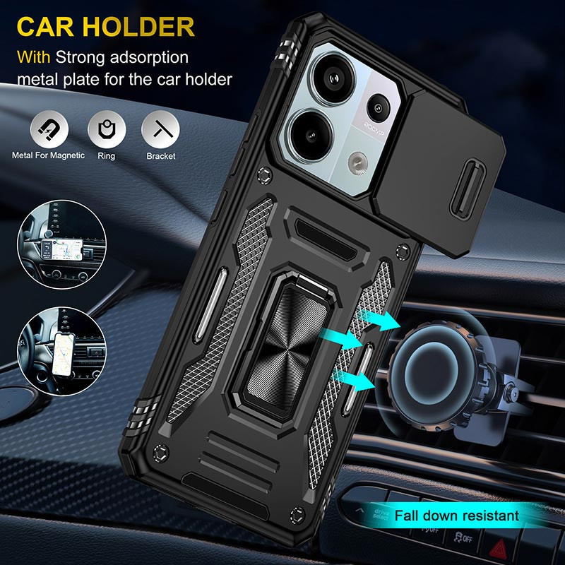 Ударопрочный чехол Camshield Army Ring для Xiaomi Poco X6 / Note 13 Pro 5G Херсон - изображение 4